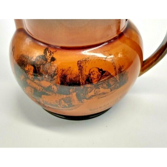 Vintage Ridgway Pottery Pitcher "Coaching Days & Coaching Ways" Series - Picture 3 of 8